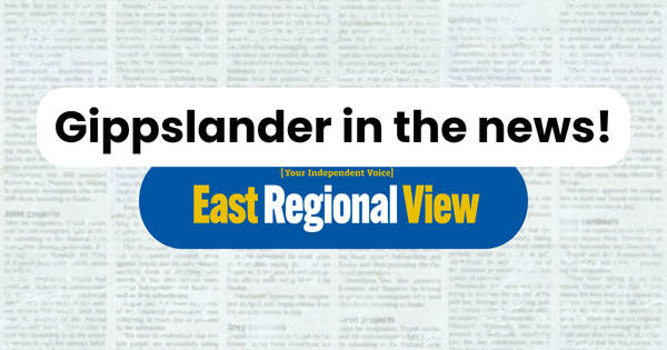 Gippslander in the News: Featured by East Regional View